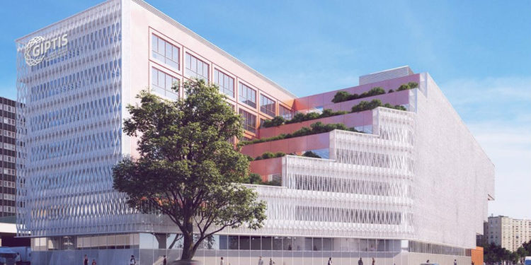Les dessins de l'architecte Jean-Michel Wilmotte du futur institut Giptis à la Timone (Crédit DR)