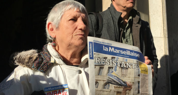 Journal La Marseillaise : appel à un rassemblement mercredi