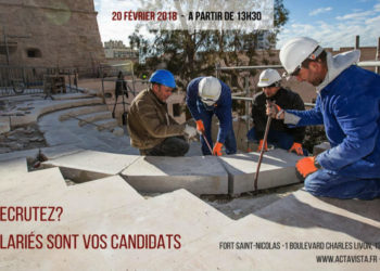 Les entreprises partenaires d’Acta Vista en session de recrutement au Fort St Nicolas