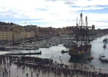 L’Hermione à l’abordage du Vieux-Port