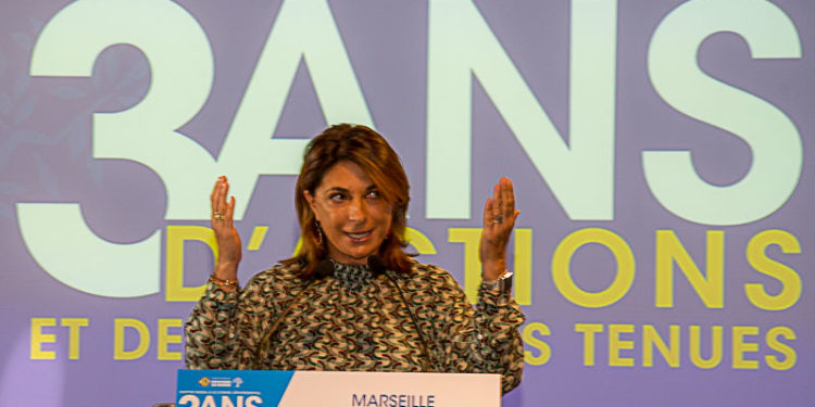 Sur un air de campagne, Martine Vassal défend son bilan de mi-mandat et demande du foncier au GPMM