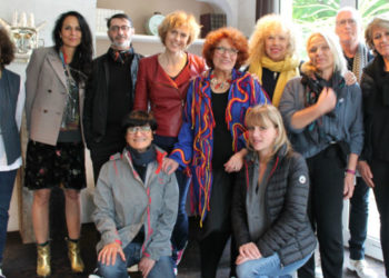 Andréa Ferréol et une partie de sa troupe 2018