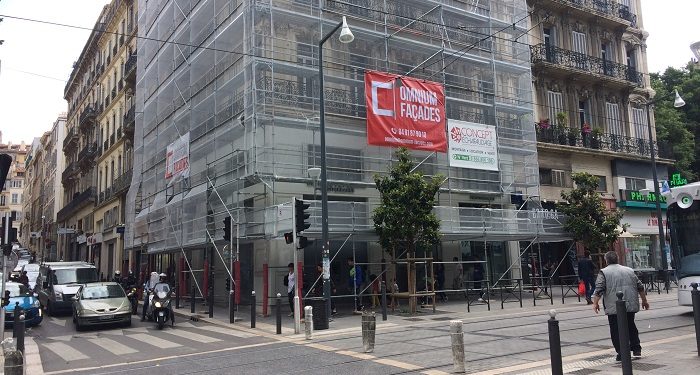 Omnium au chevet des façades du centre-ville marseillais