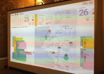 L'application se présente sous la forme d'un agenda qui regroupe les facteurs de risques sur chaque jour
