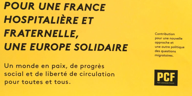 Le PCF réagit à la loi asile et immigration en publiant un manifeste pour porter d’autres solutions