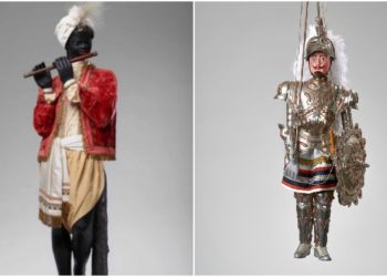 Automate flutiste (1878) et marionette sicilienne (1990) sortent des réserves du Mucem