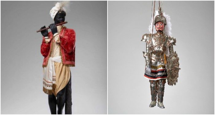 Automate flutiste (1878) et marionette sicilienne (1990) sortent des réserves du Mucem