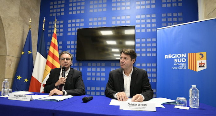 Renaud Muselier et Christian Estrosi présentent la saison des festivals