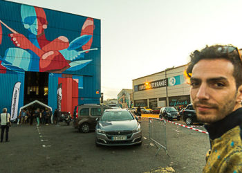 La nouvelle entrée de la hall des antiquaires dessinée par l'espagnol Zesar Bahamonte (Photo JY Delattre)