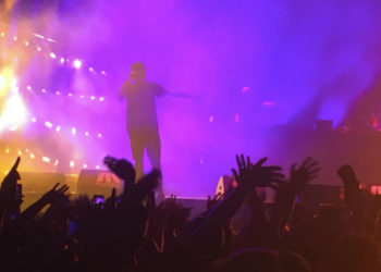 Nekfeu sur la scène de Marsatac (Photo MM).