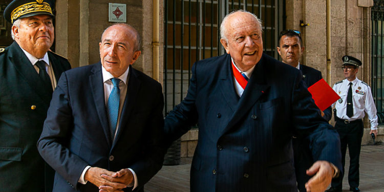 Le discours de Jean-Claude Gaudin lors de la visite de Gérard Collomb