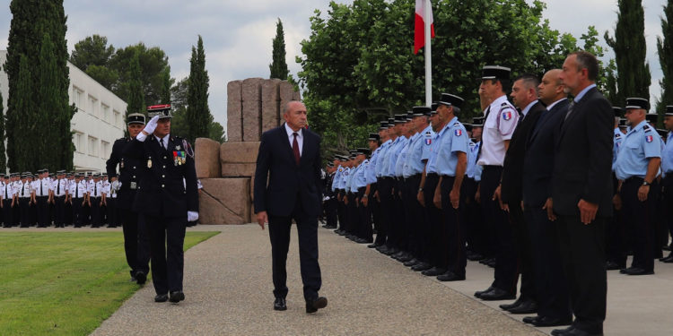 Gérard Collomb était déjà dans la métropole à Aix le 28 juin dernier pour une cérémonie à l'Ensop (Photo @GerardCollomb)