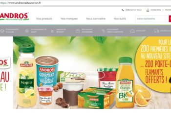 Highco Shopper lance le nouveau site d’Andros Restauration