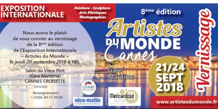 Dix mille visiteurs attendus au Salon Artistes du Monde à Cannes