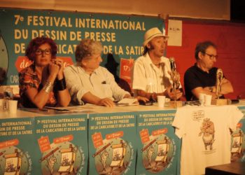 Fathy Bourayou lance la 7e édition du festival international du dessin de presse