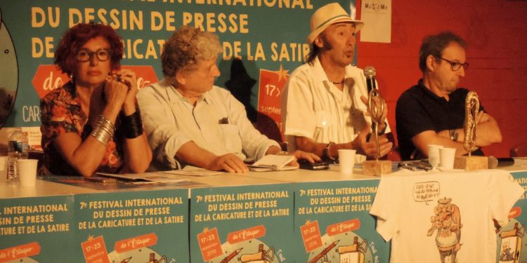 Fathy Bourayou lance la 7e édition du festival international du dessin de presse