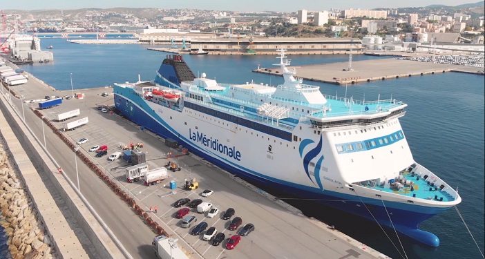 La Méridionale branche ses navires à quai avec du GNL à Ajaccio grâce à  Airflow (Rousset)