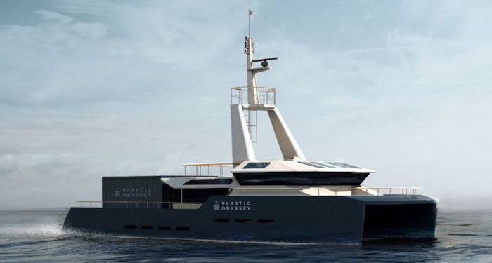 Plastic Odyssey : un bateau propulsé aux déchets plastiques pour sensibiliser au problème de pollution