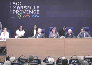 La nouvelle présidence de la Métropole jeudi 20 septembre 2018. (Photo capture d'écran conseil.ampmetropole.fr)