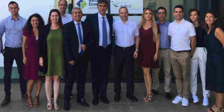 Une partie de la délégation marseillaise en déplacement en Israël à l'occasion du DLD de Tel Aviv (Crédit XDR).