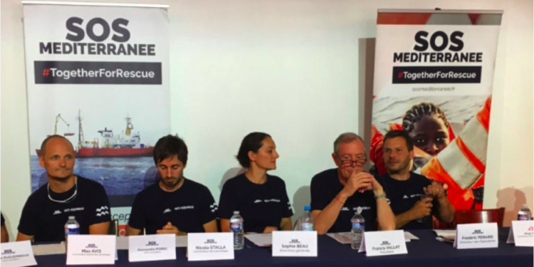 Des militants de Génération identitaire délogent les salariés de SOS Méditerranée