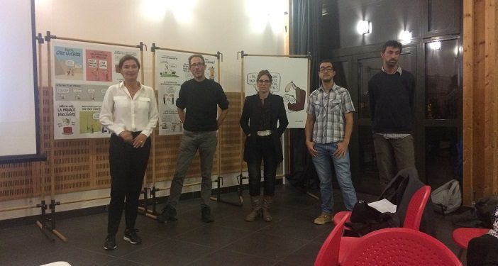 Patricia Ricard et son équipe ont présenté mercredi 10 octobre leur projet pour le quai de la Lave aux habitants