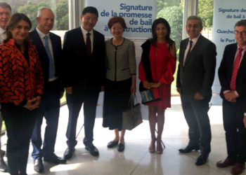 M. Que et son épouse, avec notamment Christine Cabau-Woehrel et Martine Vassal, la présidente de la Métropole et du département (Photo JFE/Gomet')