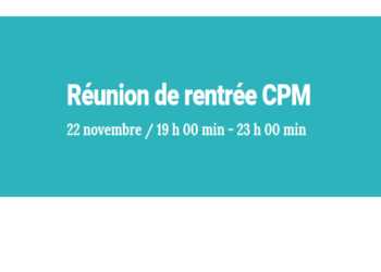 Réunion de Communicants Publics Méditerranée le 22 novembre à Montpellier