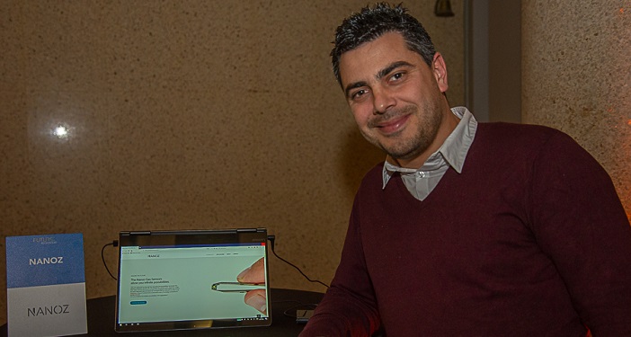 Thibaud Sellam peut identifier n'importe quel gaz parmi d'autres avec Nanoz