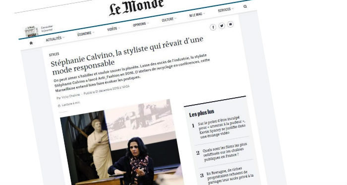 Se vêtir au ralenti avec Stéphanie Calvino d’Anti Fashion