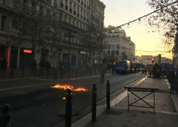 La Canebière samedi 8 décembre 2018 fin d'après-midi (Photo SP/Gomet')