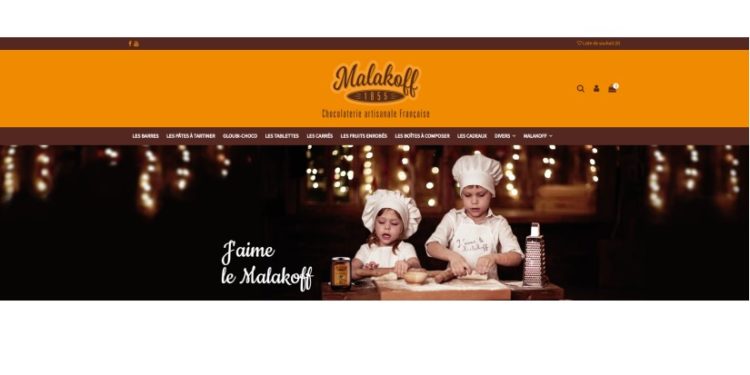 Binôme signe le nouveau site de vente en ligne du chocolatier Malakoff