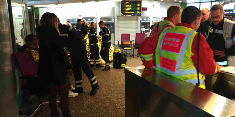 Marseille : 14 personnes légèrement blessées après le déraillement d’une rame de métro