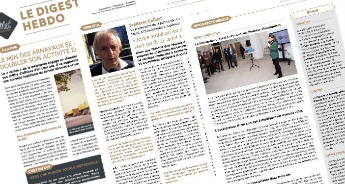 A la Une du Digest Hebdo 89 : La transformation du MIN des Arnavaux