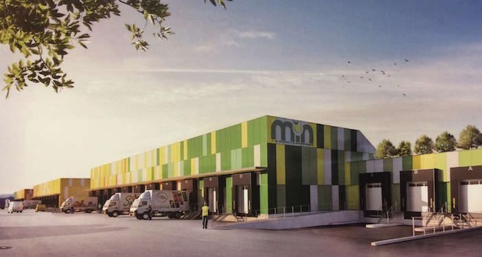 Le MIN aura dès cet été un nouveau pôle logistique de 5 000 m2 dédié à la livraison urbaine de produits frais (Crédit Somimar)