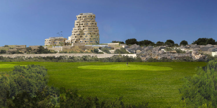 Le "Fortin" dessiné par François Fontès se dressera au milieu de l'écoquartier du golf