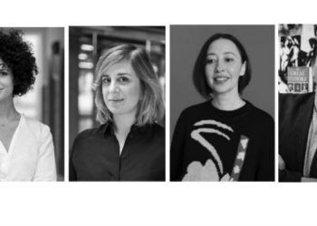 De gauche à droite : Alya Sebti, Marina Otero Verzier, Katerina Chuchalina et Stefan Kalmár (Crédits DR)