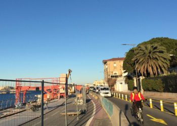 Les travaux sur la Corniche marseillaise doivent durer jusqu'en 2022 (Photo Gomet')