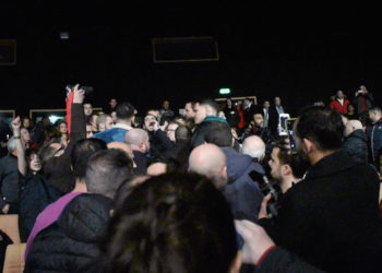 La séance des vœux du 1&7 perturbée par le collectif du 5 Novembre