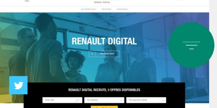 Tequilarapido signe le site de recrutement de Renault Digital
