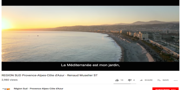 Le film de lancement de la marque « Région Sud » primé aux TopCom