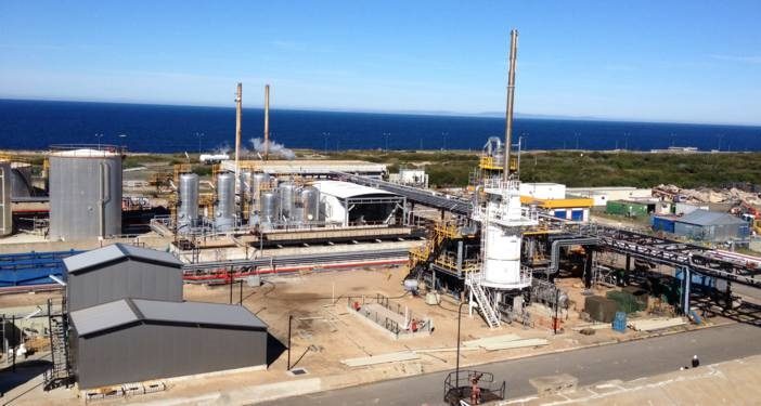 La raffinerie Ecoslops à Sines au Portugal (Crédit Ecoslops)