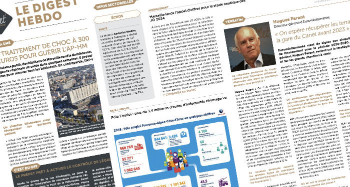 A la Une du Digest Hebdo 90 : Comment l'AP-HM prévoit de retrouver la santé