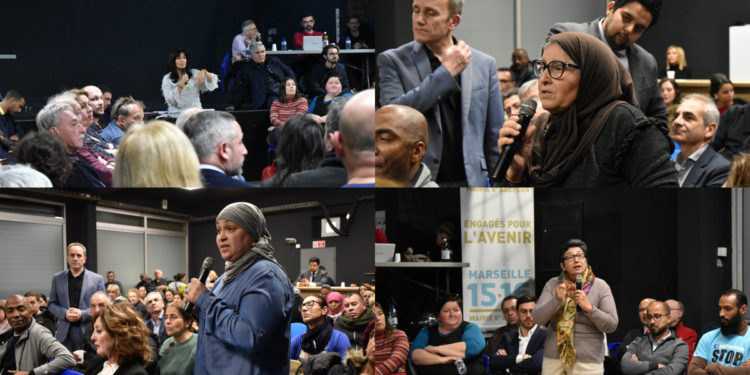 Dans les quartiers nord, le grand débat avec les « oubliés de la République » et… de Marseille