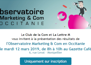 Présentation de l’observatoire Marketing et Com en Occitanie