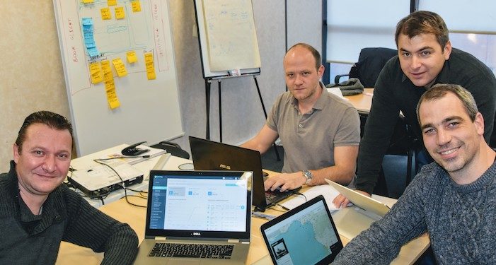 L'équipe d'Opsealog composé d'experts du maritime offshore (Crédit DR)