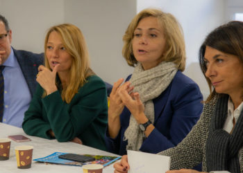 Bruno Gilles, Sabine Bernasconi, Valérie Pécresse et Martine Vassal à Marseille le 8 mars