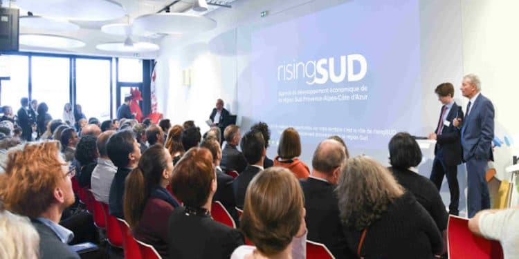 Lors du lancement de RisingSud en 2019 (archives Gomet')