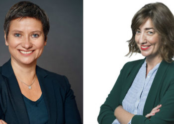 Valérie Pares, responsable des actifs commerciaux, et Florence Roche, responsable des actifs résidentiel chez Primonial Reim