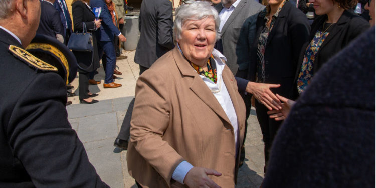 Avant d'aller dans le Vaucluse, Jacqueline Gourault était à Marseille avec le Premier ministre Edouard Philippe. (Photo JYD)
